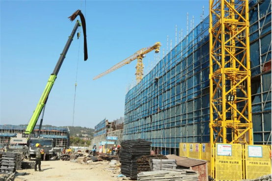 全力冲刺！永利皇宫
阳江水质净化中心项目建设稳步推进